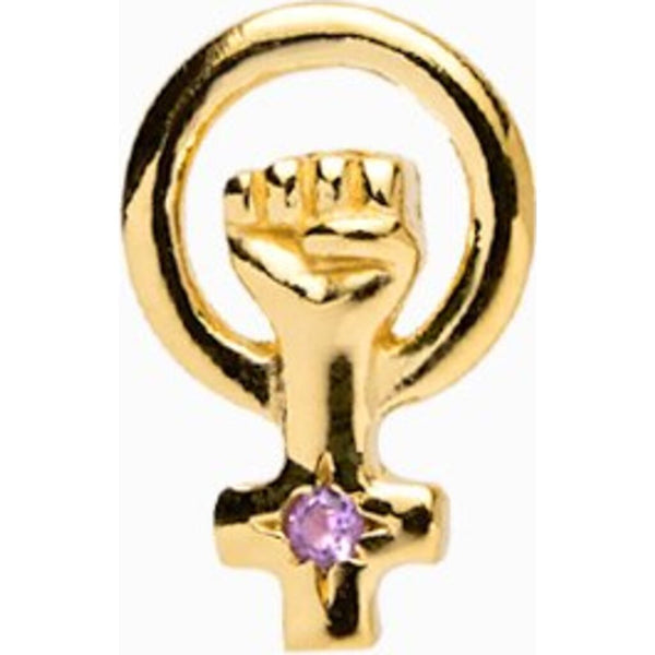 Awe Inspired Woman Power Stud Earring