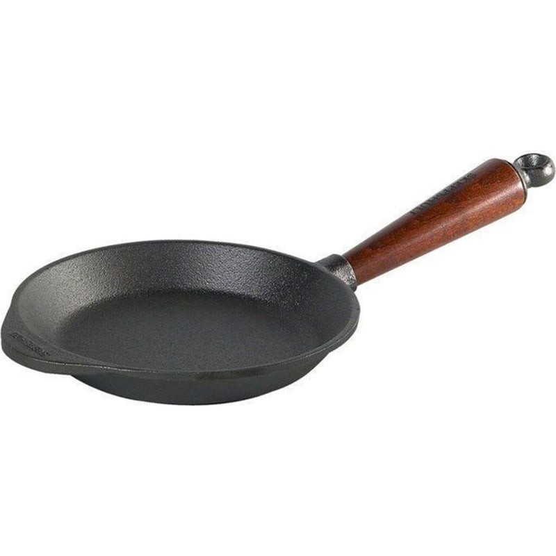 Skeppshult Frying Pan with Wood Handle, 26 cm Black