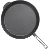 Skeppshult Frying Pan with Handle, Stainless Steel 36 cm Black 