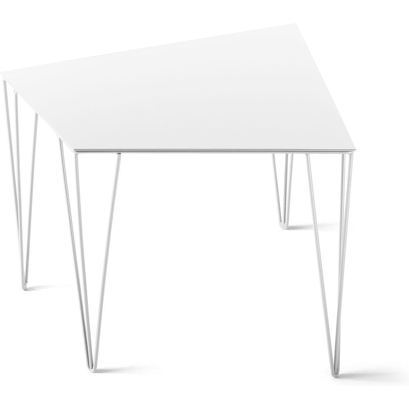 Atipico Chele 48 Trapezoidal Coffee Table | Signal White 7329