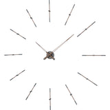Nomon Merlin 12 T Wall Clock | Graphite Finished Brass/Walnut