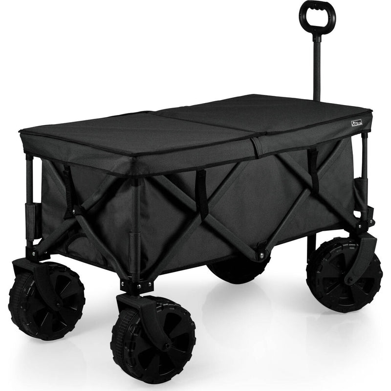Picnic Time Adventure Wagon w/ Elite All Terrain Portable Utility | Dark Gray