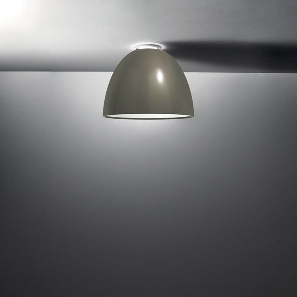 Artemide Nur Gloss Max Ceiling Light | 150W E26 Grey 120V UL