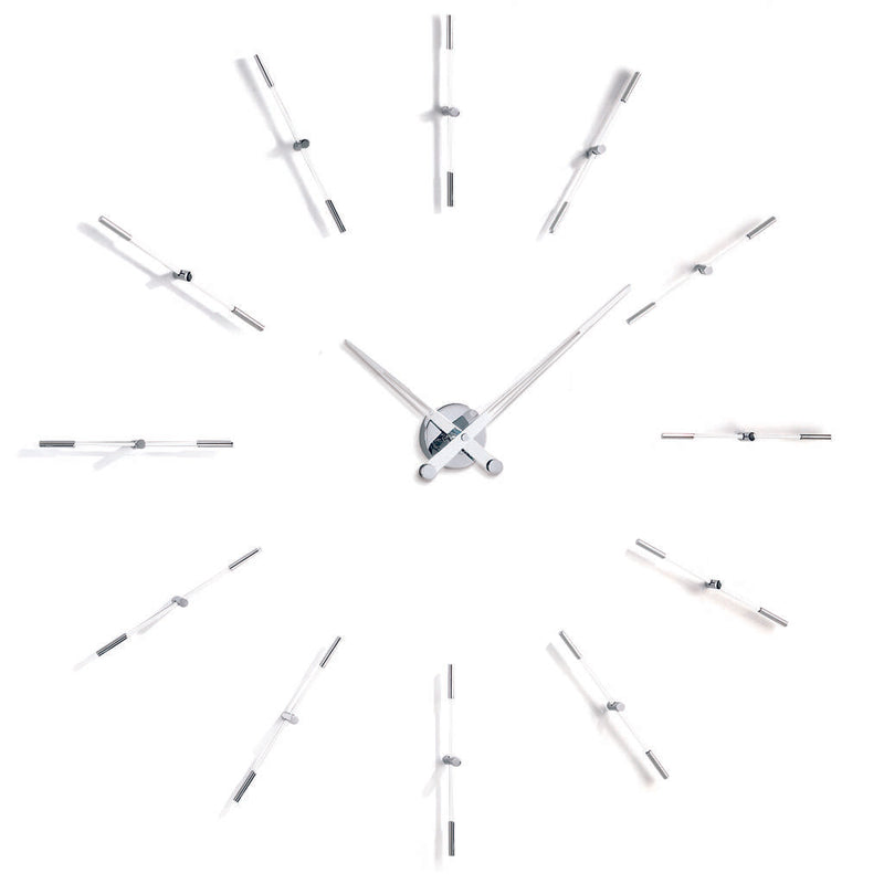 Nomon Merlin 12 I Wall Clock | Chromed Brass/Steel