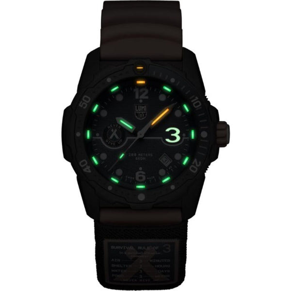 Luminox Limited Edition Bear Grylls 3723.R3.1 Watch | Black/Orange
