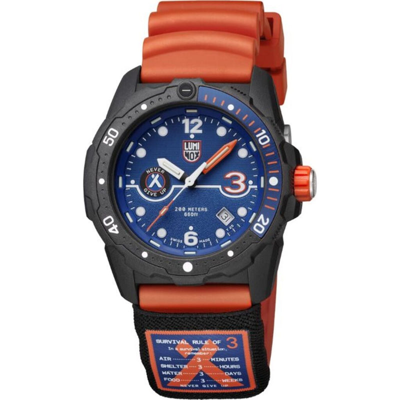 Luminox Limited Edition Bear Grylls 3723.R3.1 Watch | Black/Orange