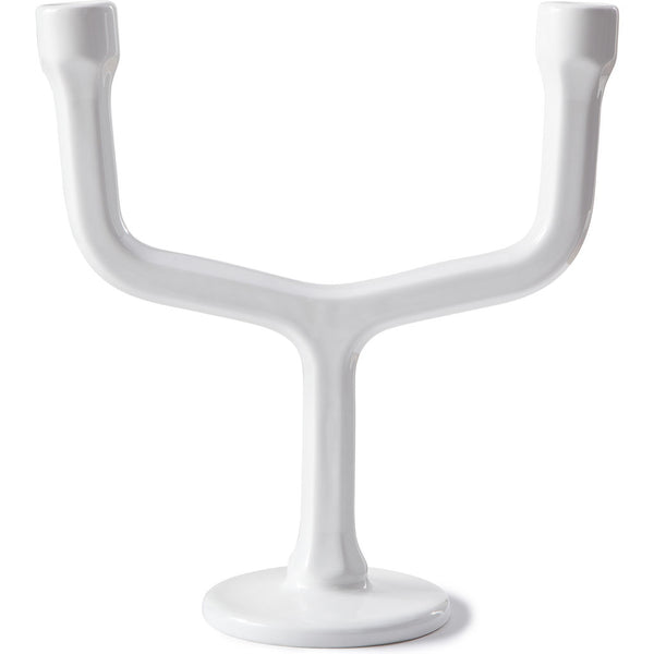 Atipico Esag Double Candle Holder | White 7620