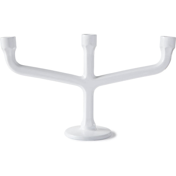 Atipico Esag Triple Candle Holder | White 7630