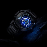 The Electricianz Stone Z - Metal  | Stainless Steel, Gun Pvd Crown & Pusher, 45mm Case