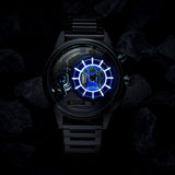 The Electricianz Stone Z - Metal  | Stainless Steel, Gun Pvd Crown & Pusher, 45mm Case