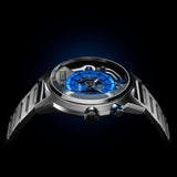 The Electricianz Stone Z - Metal  | Stainless Steel, Gun Pvd Crown & Pusher, 45mm Case