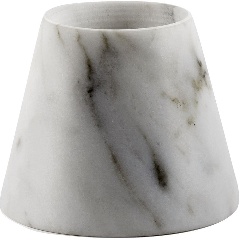Atipico Tellus Carrara Marble Candle Holder | Small