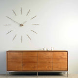 Nomon Merlin 12 G Wall Clock | Brass/Walnut