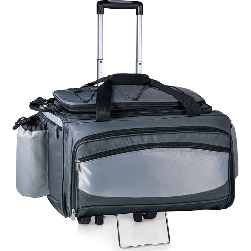 Picnic Time Oniva Vulcan Portable Propane Grill & Cooler Tote w/ Trolley