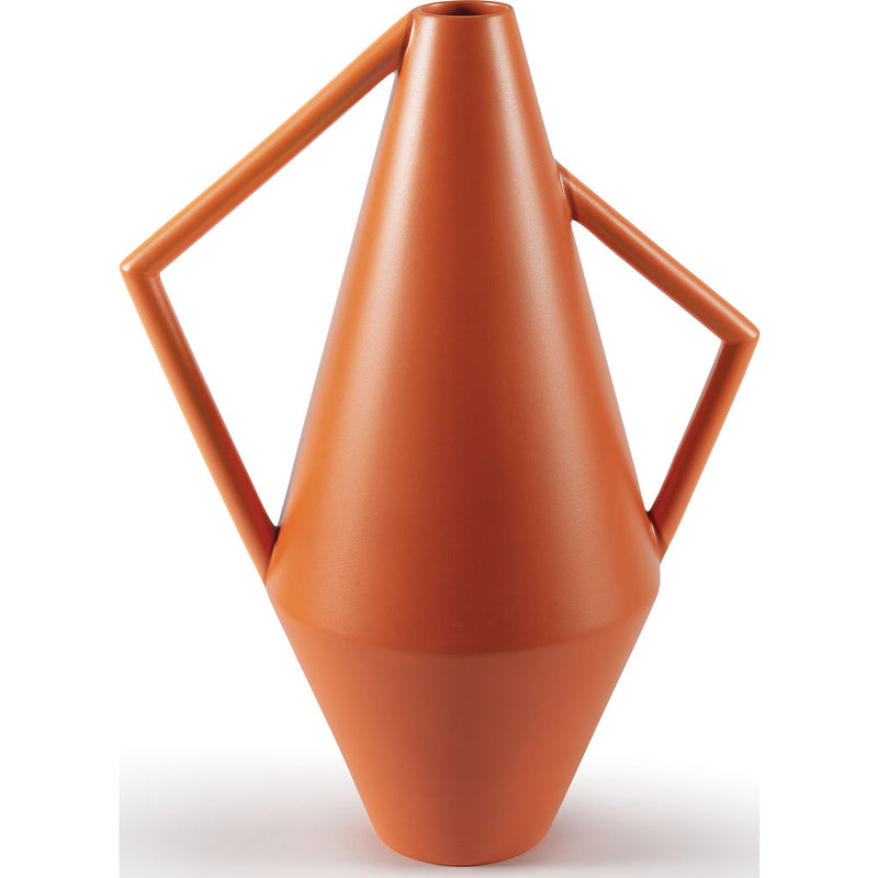 Atipico Ceramic Kora Vase | Deep Orange 7752