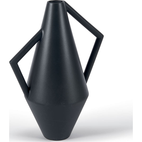 Atipico Small Ceramic Kora Vase | Signal Black 7763