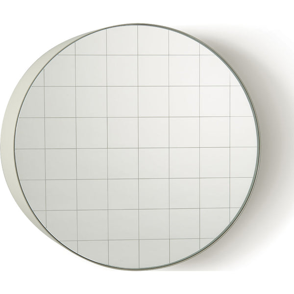Atipico Centimetri 49 Wall Mirror | Signal White/White 7880
