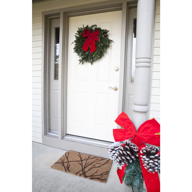Entryways Winter Berries Doormat | 18 x 30 