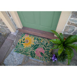Entryways Sunflower Blockprint Doormat | 22 x 35 