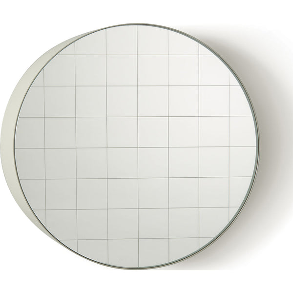 Atipico Centimetri 105 Wall Mirror | Signal White/White 7890