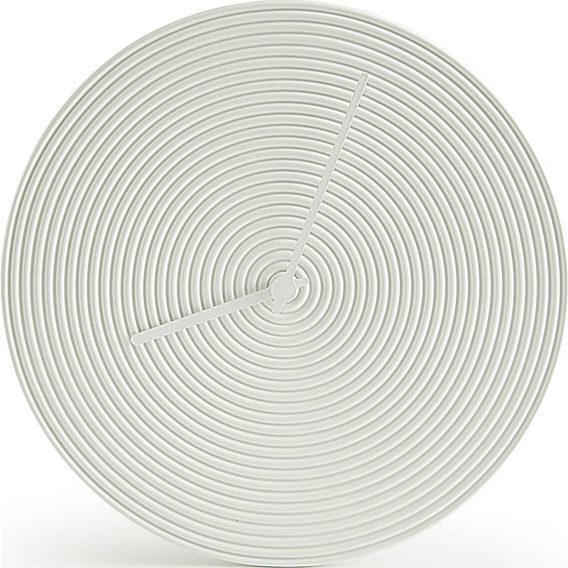 Atipico Ring Ceramic Wall Clock | Signal White 7900