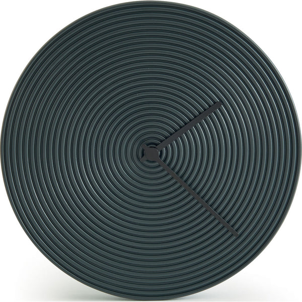 Atipico Ring Ceramic Wall Clock | Black Grey 7901