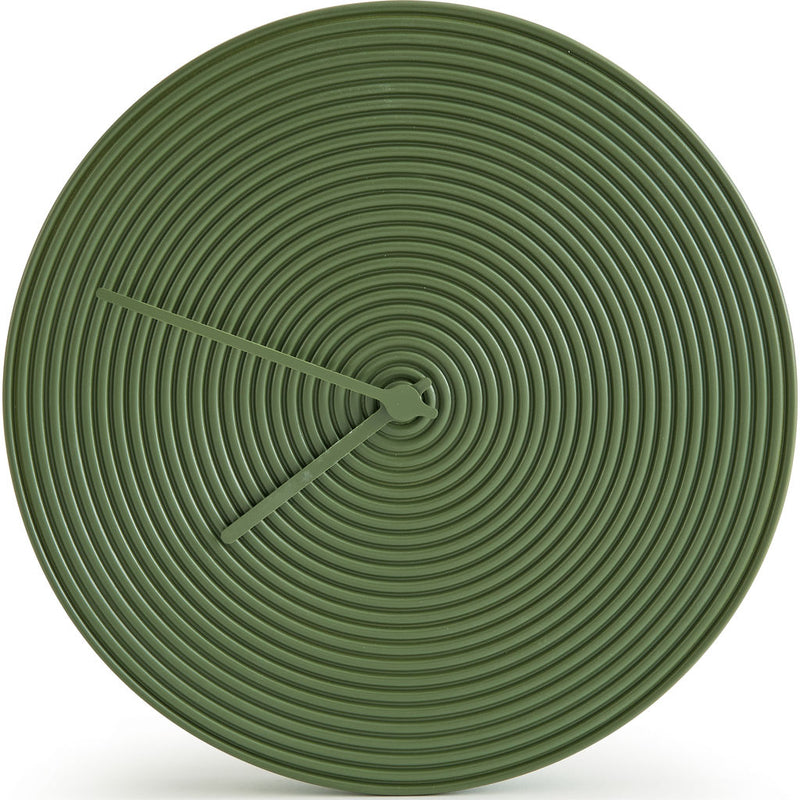 Atipico Ring Ceramic Wall Clock | Olive Green 7902