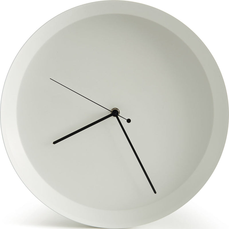 Atipico Dish Iron Wall Clock | Signal White 7910
