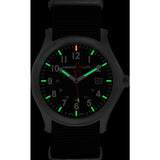 ArmourLite Field Series Nylon Mens Watch | Diameter: 42mm Thickness: 10.8mm - Shatterproof Armourglass - Black Dial