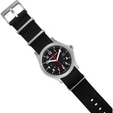 ArmourLite Field Series Nylon Mens Watch | Diameter: 42mm Thickness: 10.8mm - Shatterproof Armourglass - Black Dial