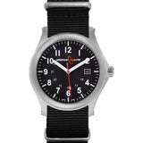 ArmourLite Field Series Nylon Mens Watch | Diameter: 42mm Thickness: 10.8mm - Shatterproof Armourglass - Black Dial