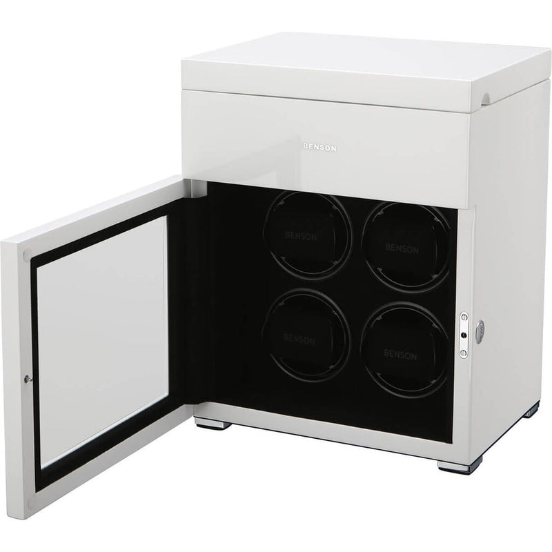 Benson Black Series Quad Watch Winder | White