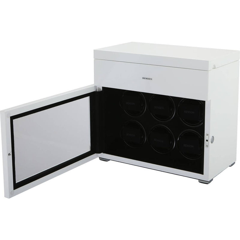 Benson Black Series Six Watch Winder | White