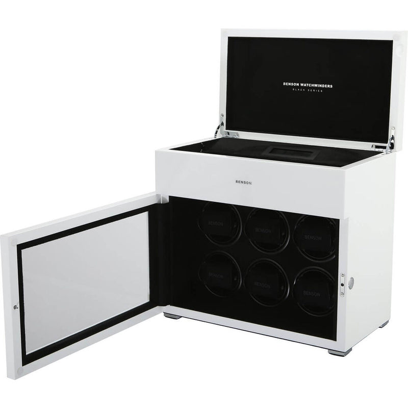 Benson Black Series Six Watch Winder | White
