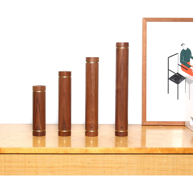 Kenko Dumbbell Weights 1kg American Walnut 2800-1KDW
