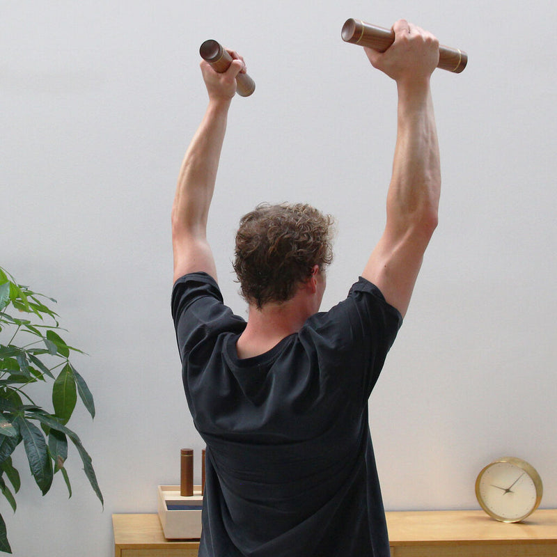 Kenko Dumbbell Weights 1kg American Walnut 2800-1KDW
