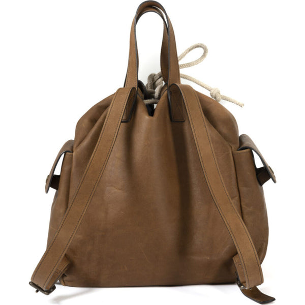 Moore & Giles Reclaimed: Cinch Top Backpack| Heirloom Oak