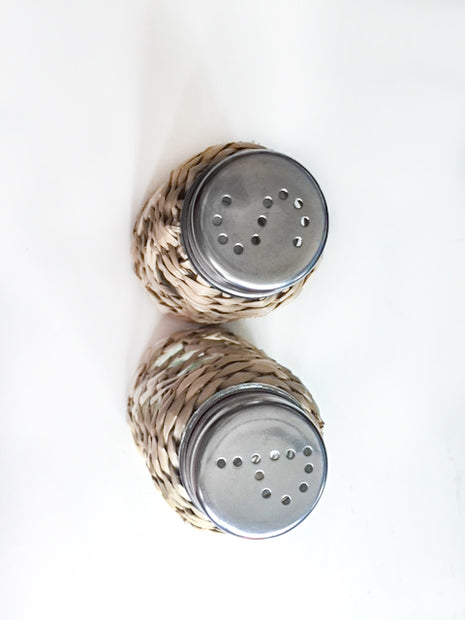Seagrass Cage Salt and Pepper Shaker
