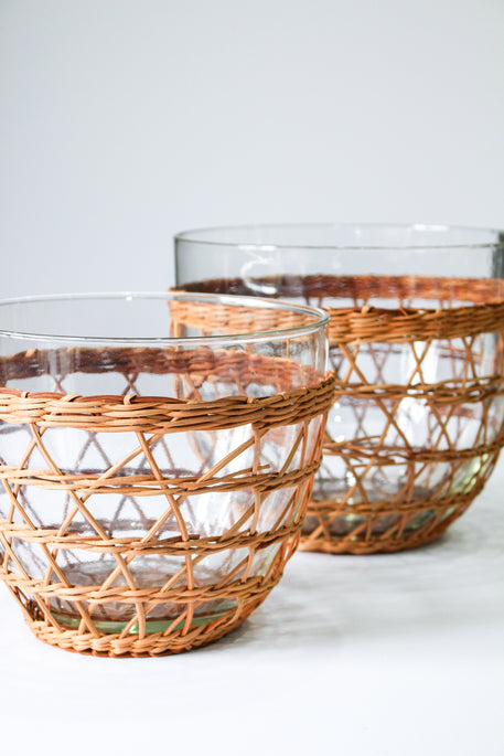 Seagrass Rattan Cage Salad Bowl | Medium & Large