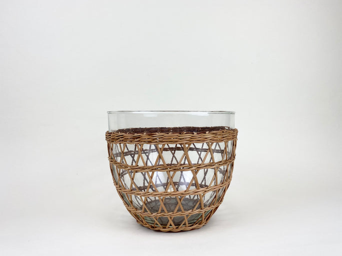 Seagrass Rattan Cage Salad Bowl | Medium & Large