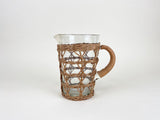 Seagrass Rattan Cage Pitcher