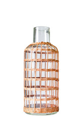 Seagrass Rattan Cage Vase Carafe |Small & Medium