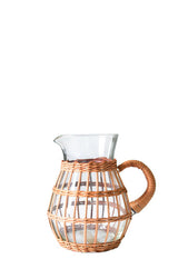 Seagrass Rattan Cage Tall Pitcher