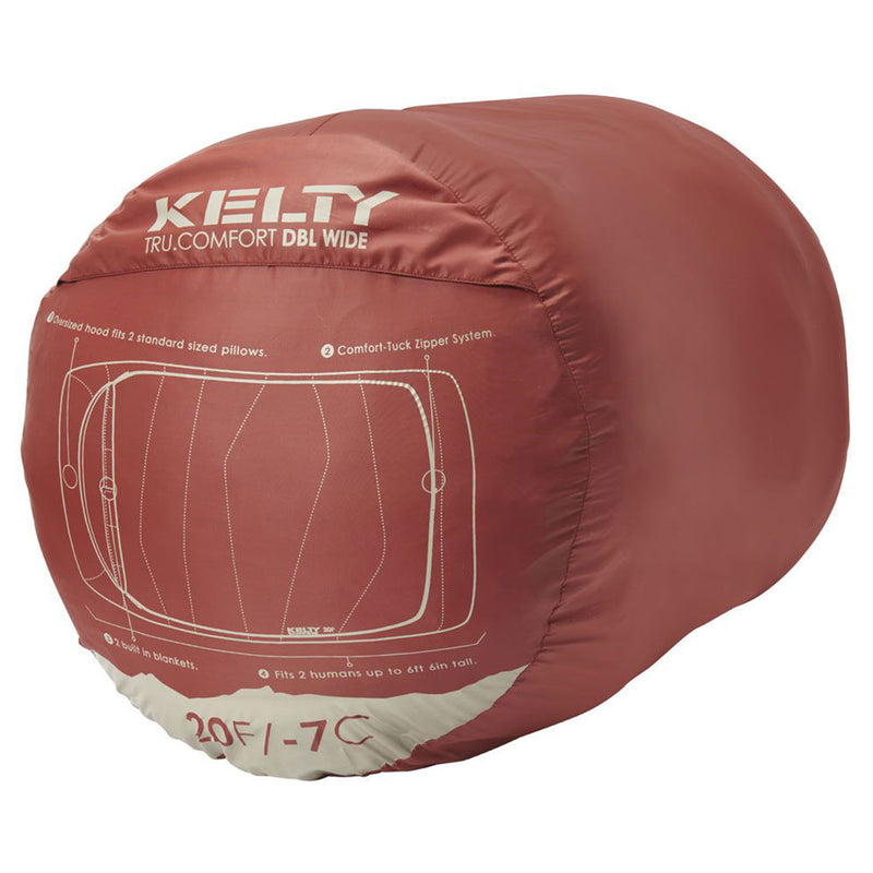 Kelty Tru.Comfort Doublewide 20F Deep Teal Sleeping Bag