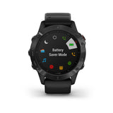 Garmin Fenix 6 GPS Glass Smartwatch Black - Black Band, 010-02158-01