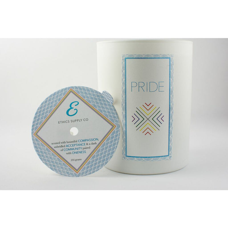 Ethics Supply Co Pride Handcrafted Candle - 11 Ounce, PCA-01