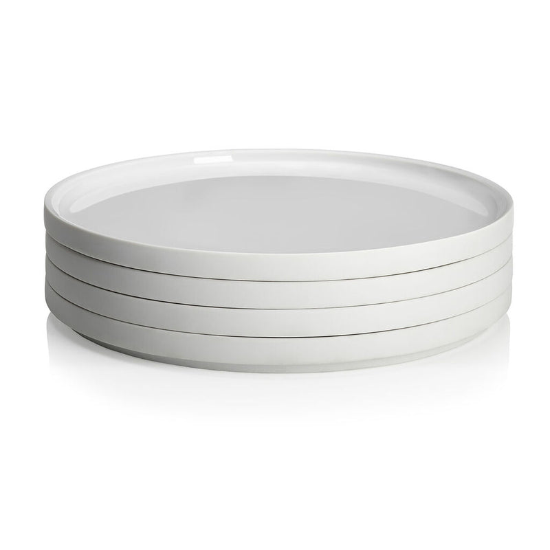 Degrenne L'Econome Starck Porcelain 9.4" Plates | Set of 4