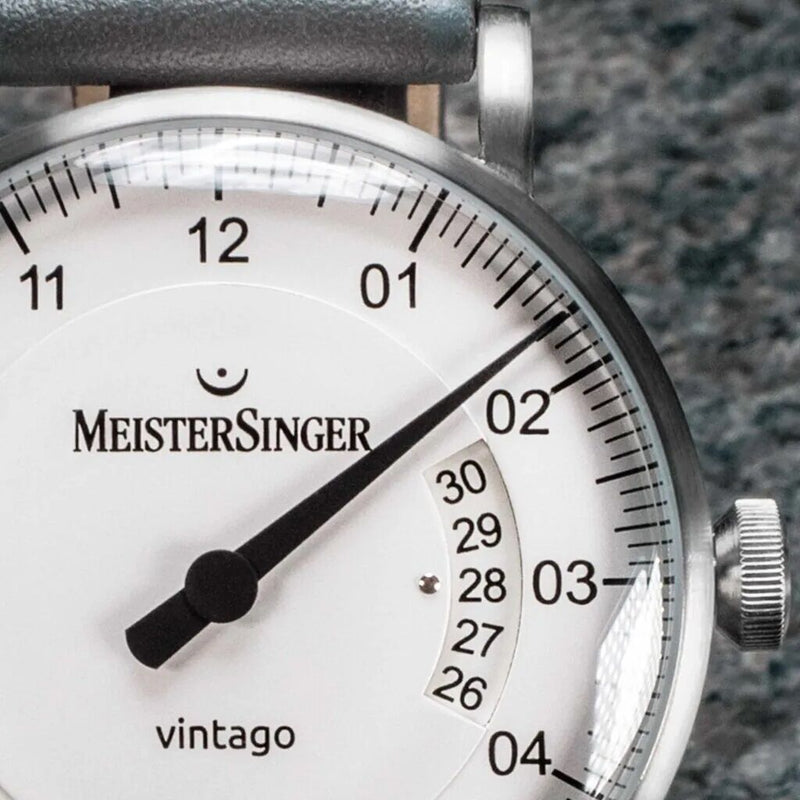 MeisterSinger Vintago Watch | 38mm Nappa Leather