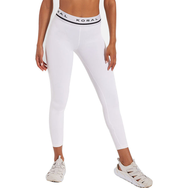 Koral Aden Blackout High Rise Legging | White
