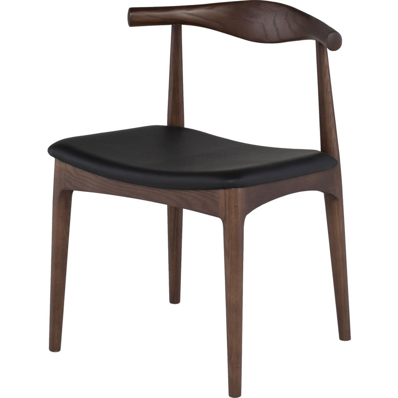 Nuevo Saal Dining Chair | Black Matte
